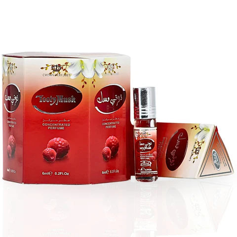 Al-Rehab Tooty Musk Premium  6ml Arabian Perfume Oil - 6 Pcs