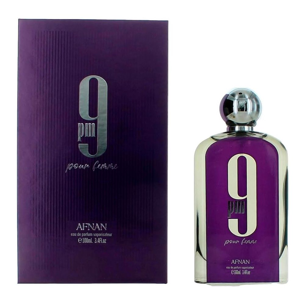 9 PM by Afnan 3.4 oz EDP Spray for Women (PURPLE)