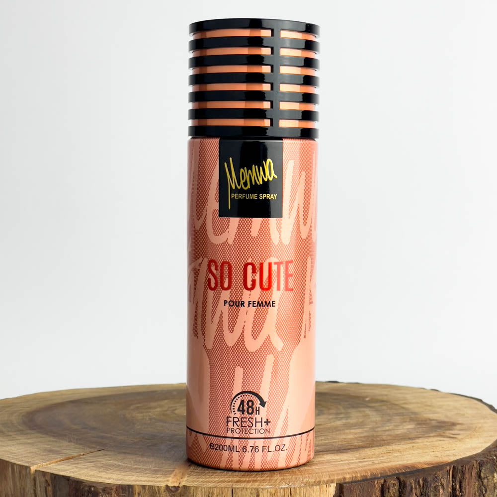MEMWA PERFUME SPRAY 200 ML- SO CUTE - boday Spray