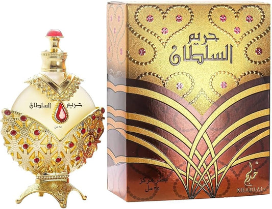 Hareem Al Sultan Gold Perfume Oil for Unisex, 1.18 Ounce